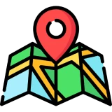 Map icon with location pin
